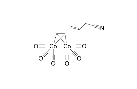 1,2-Dicobalt(hexacarbonyl)-4-(1-cyanoprop-2-en-3-yl)tricyclo[1.1.1.1]butane complex