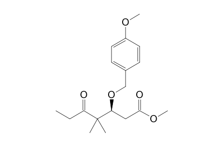 Methyl (3S)-3-(4-methoxybenzyloxy)-4,4-dimethyl-5-oxoheptanoate