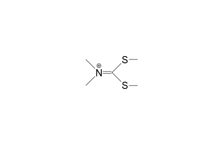Bis(methylthio)-methane dimethyliminium cation