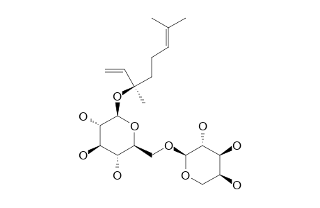 LINALYL_6-O-ALPHA-L-ARABINOPYRANOSYL-BETA-D-GLUCOPYRANOSIDE