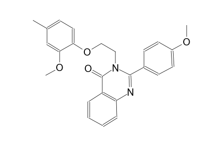 3-[2-(2-methoxy-4-methylphenoxy)ethyl]-2-(4-methoxyphenyl)-4(3H)-quinazolinone