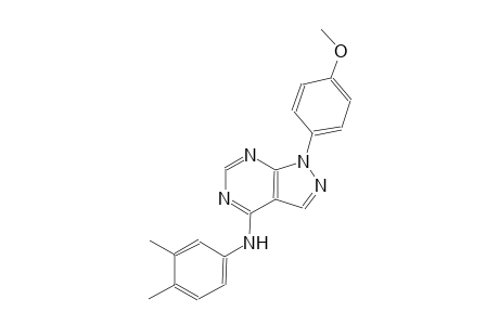 1H-pyrazolo[3,4-d]pyrimidin-4-amine, N-(3,4-dimethylphenyl)-1-(4-methoxyphenyl)-