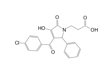 3-[3-(4-chlorobenzoyl)-4-hydroxy-5-oxo-2-phenyl-2,5-dihydro-1H-pyrrol-1-yl]propanoic acid