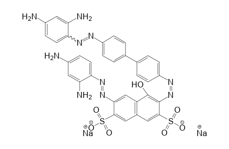 2,7-Naphthalenedisulfonic acid, 6-[(2,4-diaminophenyl)azo]-3-[[4'-[(2,4-diaminophenyl)azo][1,1'-biphenyl]-4-yl]azo]-4-hydroxy-, disodium salt