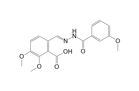 2,3-dimethoxy-6-{(E)-[(3-methoxybenzoyl)hydrazono]methyl}benzoic acid