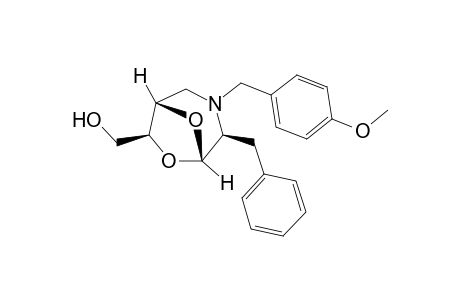 [(1S,4S,5S,7S)-3-[(4-methoxyphenyl)methyl]-4-(phenylmethyl)-6,8-dioxa-3-azabicyclo[3.2.1]octan-7-yl]methanol