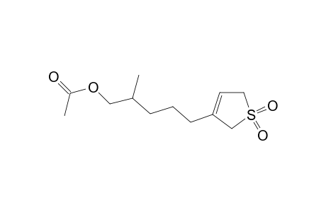 3-(5'-Hydroxy-4'-methylpentyl)thia-3-cyclopentene-1,1,dioxide 5'-acetate