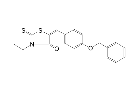 (5E)-5-[4-(benzyloxy)benzylidene]-3-ethyl-2-thioxo-1,3-thiazolidin-4-one