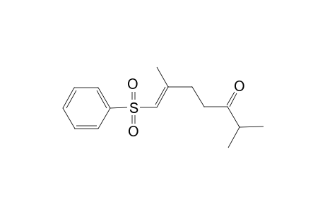 (E)-2-(4-Methyl-3-oxopentyl)-1-propenyl phenyl sulfone