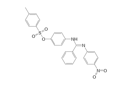 Benzenecarboximidamide, N-[4-[[(4-methylphenyl)sulfonyl]oxy]phenyl]-N'-(4-nitrophenyl)-
