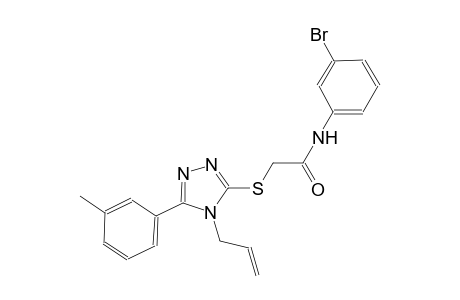2-{[4-allyl-5-(3-methylphenyl)-4H-1,2,4-triazol-3-yl]sulfanyl}-N-(3-bromophenyl)acetamide