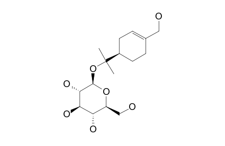 (4S)-PARA-MENTH-1-ENE-7,8-DIOL-8-O-BETA-D-GLUCOPYRANOSIDE