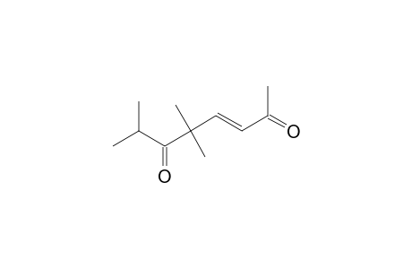 3-Octene-2,6-dione, 5,5,7-trimethyl-, (E)-