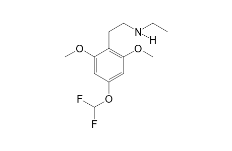 N-Ethyl-4-difluoromethoxy-2,6-dimethoxyphenethylamine