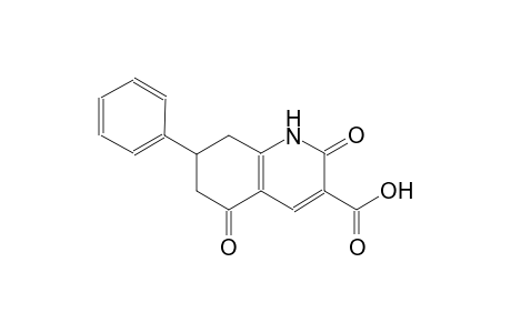 3-quinolinecarboxylic acid, 1,2,5,6,7,8-hexahydro-2,5-dioxo-7-phenyl-