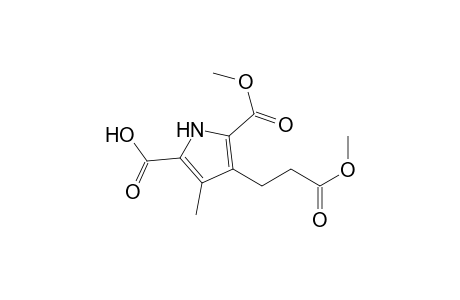1H-Pyrrole-2,5-dicarboxylic acid, 3-(3-methoxy-3-oxopropyl)-4-methyl-, 2-methyl ester
