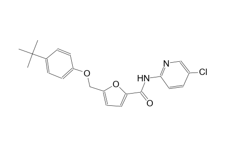 5-[(4-tert-butylphenoxy)methyl]-N-(5-chloro-2-pyridinyl)-2-furamide