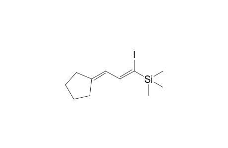 3-Cyclopentylidene-1-iodo-1-(trimethylsilyl)propene