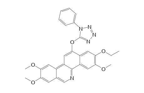 Benzo[c]phenanthridine, 2-ethoxy-3,8,9-trimethoxy-12-[(1-phenyl-1H-tetrazol-5-yl)oxy]-