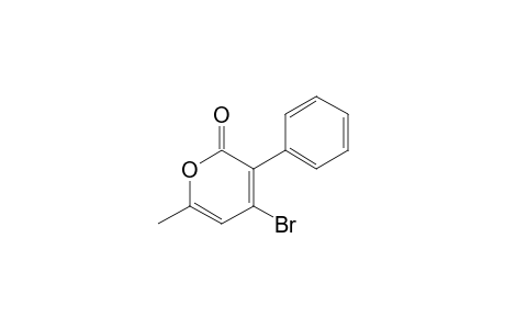4-Bromo-6-methyl-3-phenylpyran-2-one