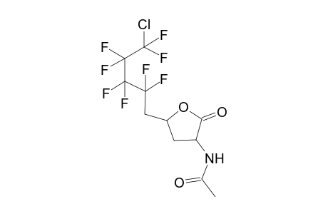 4-(5-Chloro-2,2,3,3,4,4,5,5-octafluoro-pentyl)-2-acetylamino-4-butyrolactone