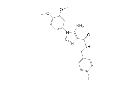 1H-1,2,3-triazole-4-carboxamide, 5-amino-1-(3,4-dimethoxyphenyl)-N-[(4-fluorophenyl)methyl]-