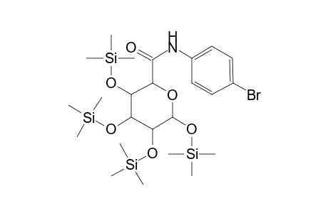 N-(4-Bromophenyl)-d-glucuronamide tetrakis(O-trimethylsilyl)-