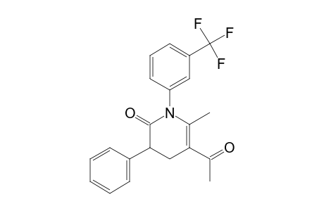 5-ACETYL-6-METHYL-3-PHENYL-1-[(3-TRIFLUOROMETHYL)-PHENYL]-3,4-DIHYDRO-2-(1H)-PYRIDINONE