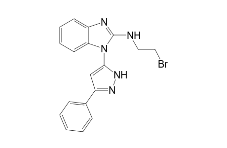 2-[N-(Bromoethyl)amino]-1-(5'-phenyl-pyrazol-3'-yl)benzimidazole