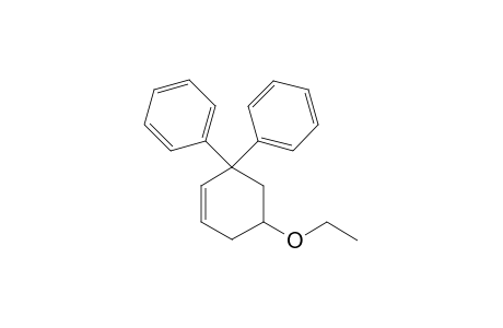 5-Ethoxy-3,3diphenylcyclohex-1-ene