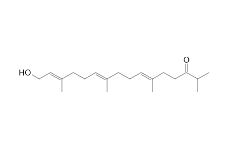 3,7,11,15-Tetramethyl-2,6,10-hexadeca-trien-14-one-1-ol
