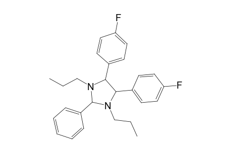 4,5-bis(4-fluorophenyl)-2-phenyl-1,3-dipropyl-imidazolidine