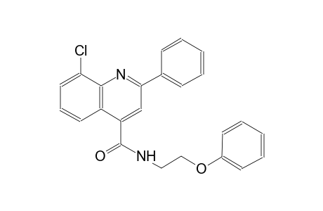 8-chloro-N-(2-phenoxyethyl)-2-phenyl-4-quinolinecarboxamide