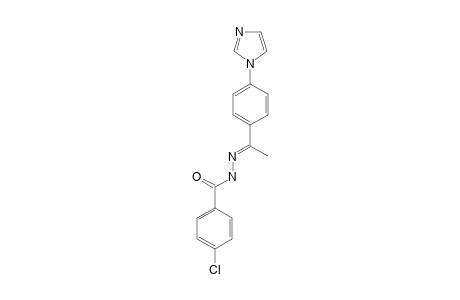 4-IMACPCLPH;(E)-4-(IMIDAZOLE-1-YL)-ACETOPHENONE-PARA-CHLORO-BENZOYL-HYDRAZONE