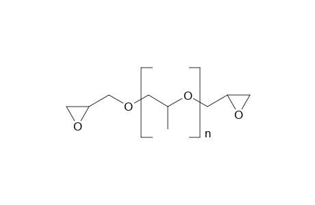 Poly(propylene glycol) diglycidyl ether end groups