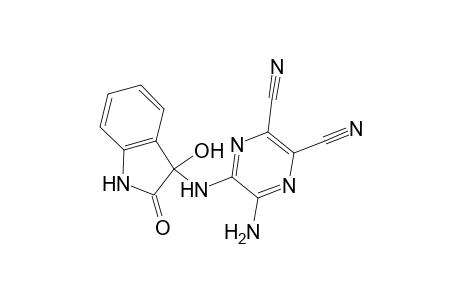 2,3-Pyrazinedicarbonitrile, 5-amino-6-[(2,3-dihydro-3-hydroxy-2-oxo-1H-indol-3-yl)amino]-