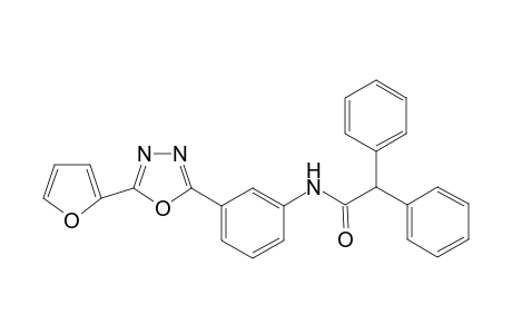 N-[3-(5-furan-2-yl-[1,3,4]oxadiazol-2-yl)-phenyl]-2,2-diphenyl-acetamide