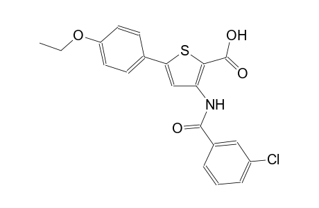 2-thiophenecarboxylic acid, 3-[(3-chlorobenzoyl)amino]-5-(4-ethoxyphenyl)-