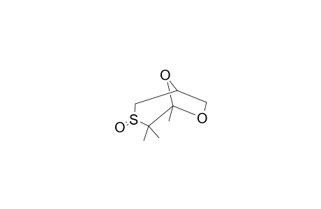 1,7,7-TRIMETHYL-2,8-DIOXA-6-EQU-OXO-6-THIABICYCLO-[3.2.1]-OCTANE