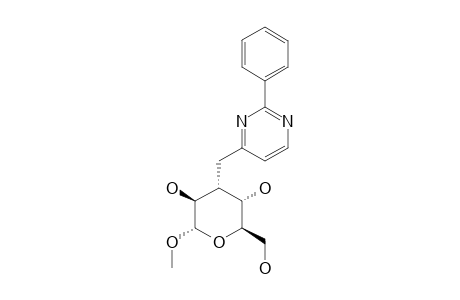 4-(METHYL-3-DEOXY-ALPHA-D-ALTROPYRANOSID-3-YLMETHYL)-2-PHENYLPYRIMIDINE