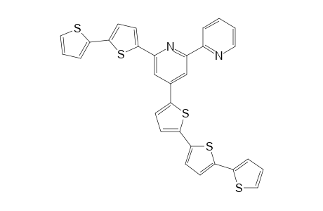 6-[2,2']-Bithiophene-5-yl-4-[2,2';5',2"]terthiophen-5-yl-[2,2']bipyridinyl