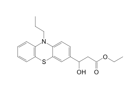 Ethyl 3-hydroxy-3-(10-propyl-10H-phenothiazin-3-yl)-propanoate