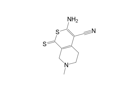 3-amino-7-methyl-1-thioxo-5,6,7,8-tetrahydro-1H-thiopyrano[3,4-c]pyridine-4-carbonitrile