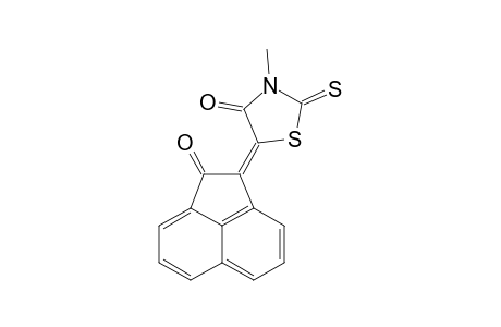 2-(3-Methyl-2-thioxo-4-oxothiazol-5-ylidene)acenaphthylene-1-one