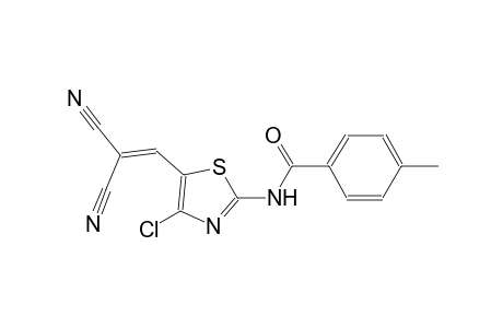 benzamide, N-[4-chloro-5-(2,2-dicyanoethenyl)-2-thiazolyl]-4-methyl-
