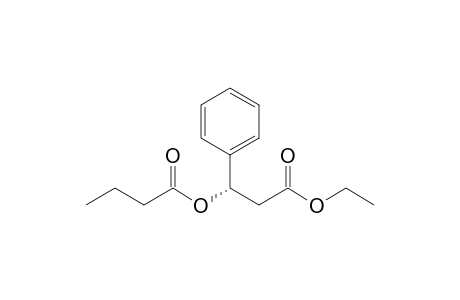 (3S)-Ethyl .beta.-butyryloxy-.beta.-phenylpropionate