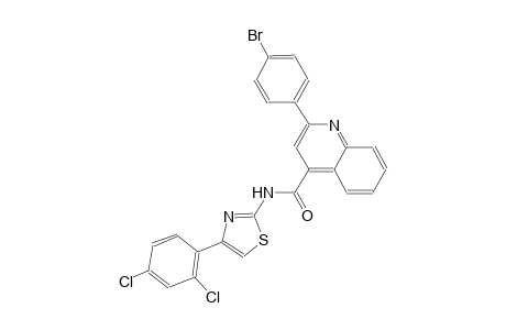 2-(4-bromophenyl)-N-[4-(2,4-dichlorophenyl)-1,3-thiazol-2-yl]-4-quinolinecarboxamide