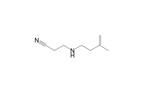 3-(3-Methylbut-3-enylamino)propanenitrile