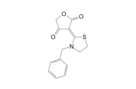 3-(3'-Benzylthiazolidin-2'-ylidene)-tetrahydrofuran-2,4-dione