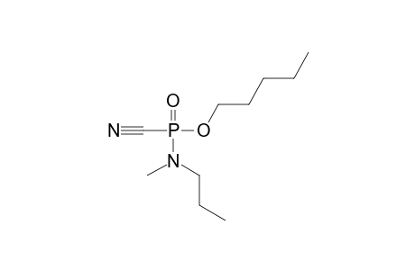 O-pentyl N-methyl N-propyl phosphoramidocyanidate